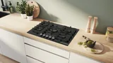 Газовая варочная панель Bosch, 75 см, Закаленное стекло