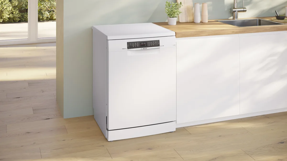 Отдельностоящая посудомоечная машина Bosch 60 см, белая