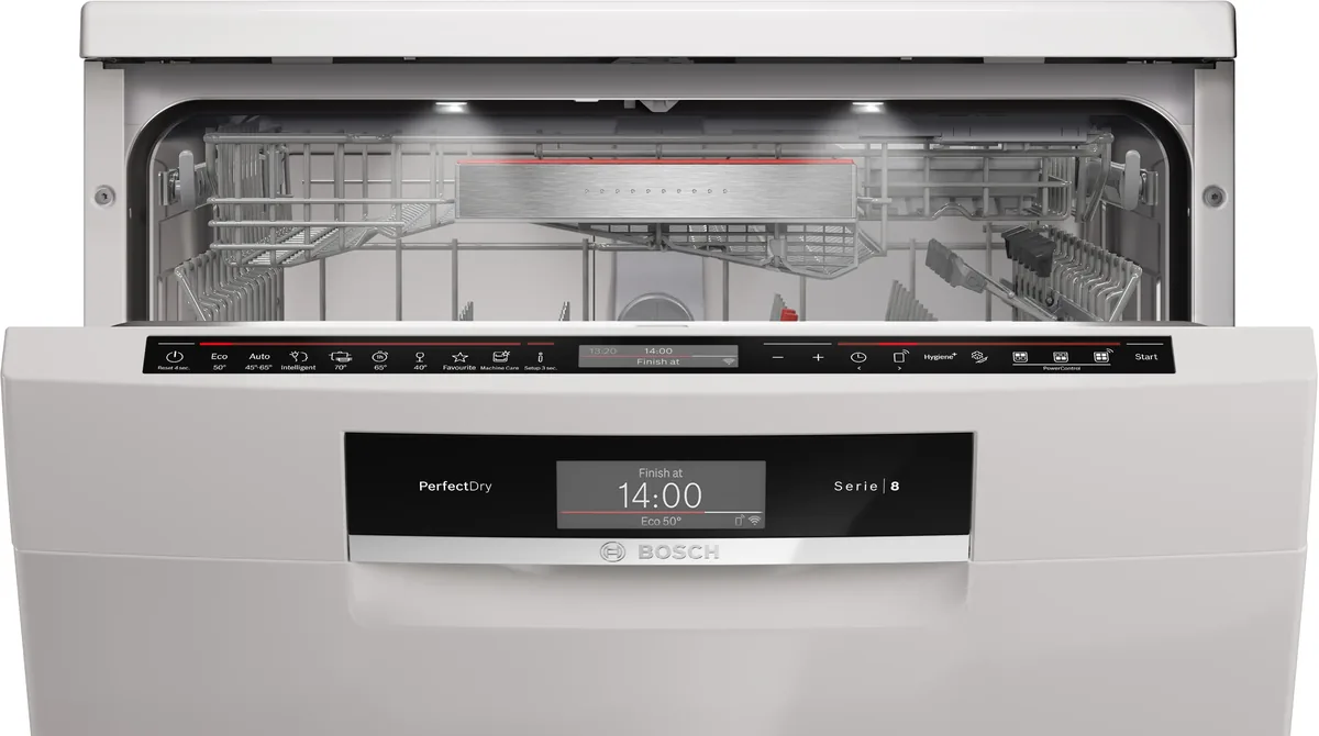 Отдельностоящая посудомоечная машина Bosch 60 см, белая