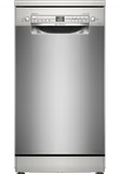 Отдельностоящая посудомоечная машина Bosch 45 см, серебристая нержавеющая сталь
