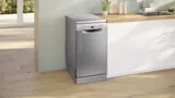 Отдельностоящая посудомоечная машина Bosch 45 см, серебристая нержавеющая сталь
