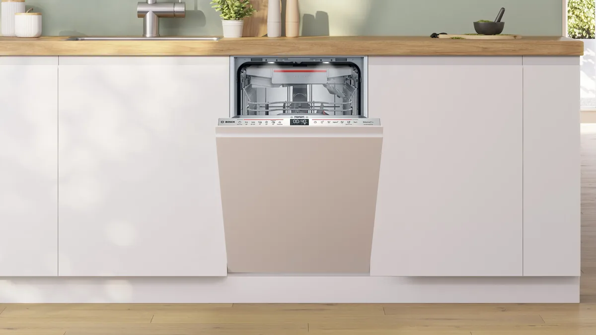 Bosch полновстраиваемая посудомоечная машина 45 см