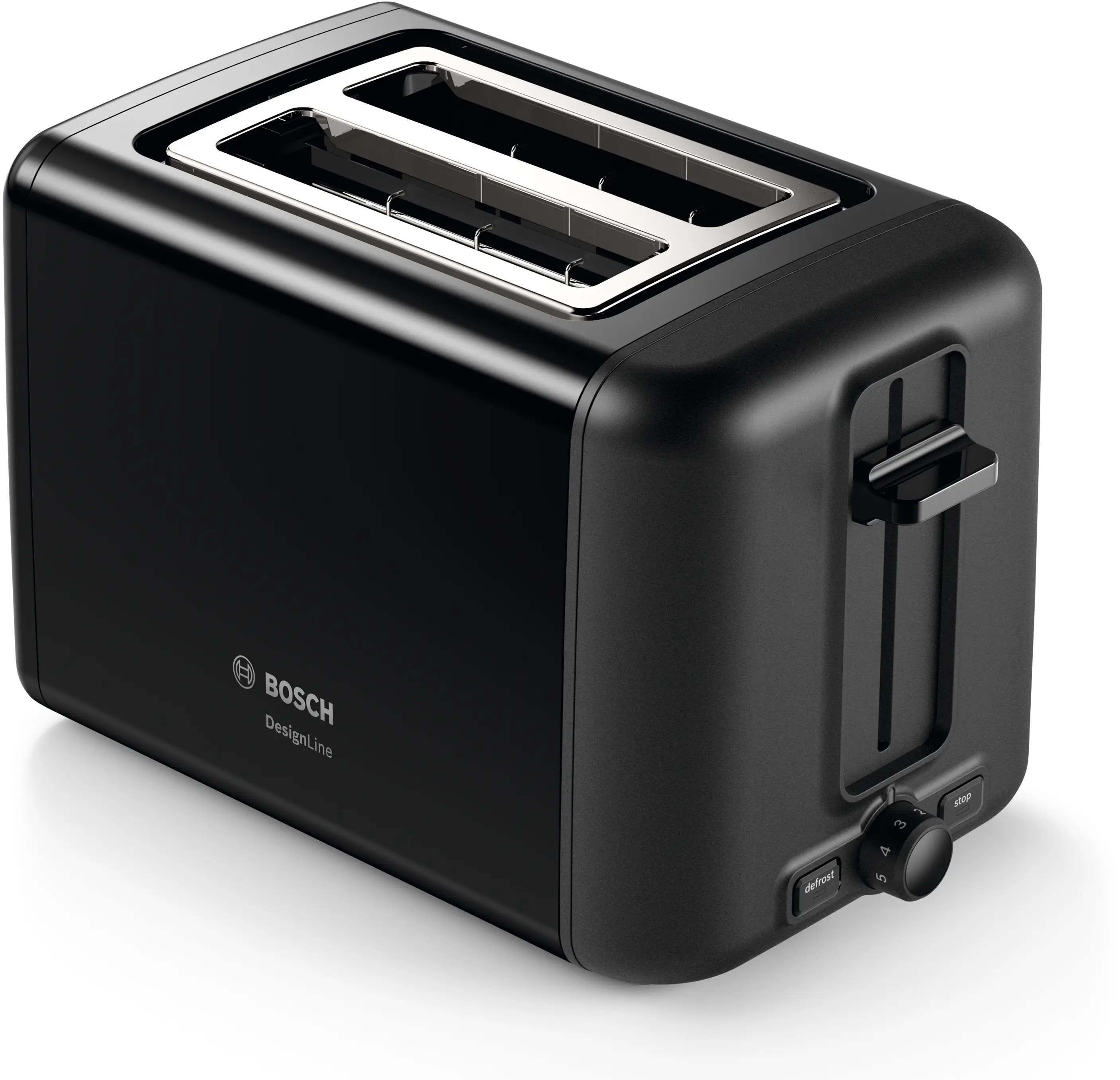 Compact toaster DesignLine Black