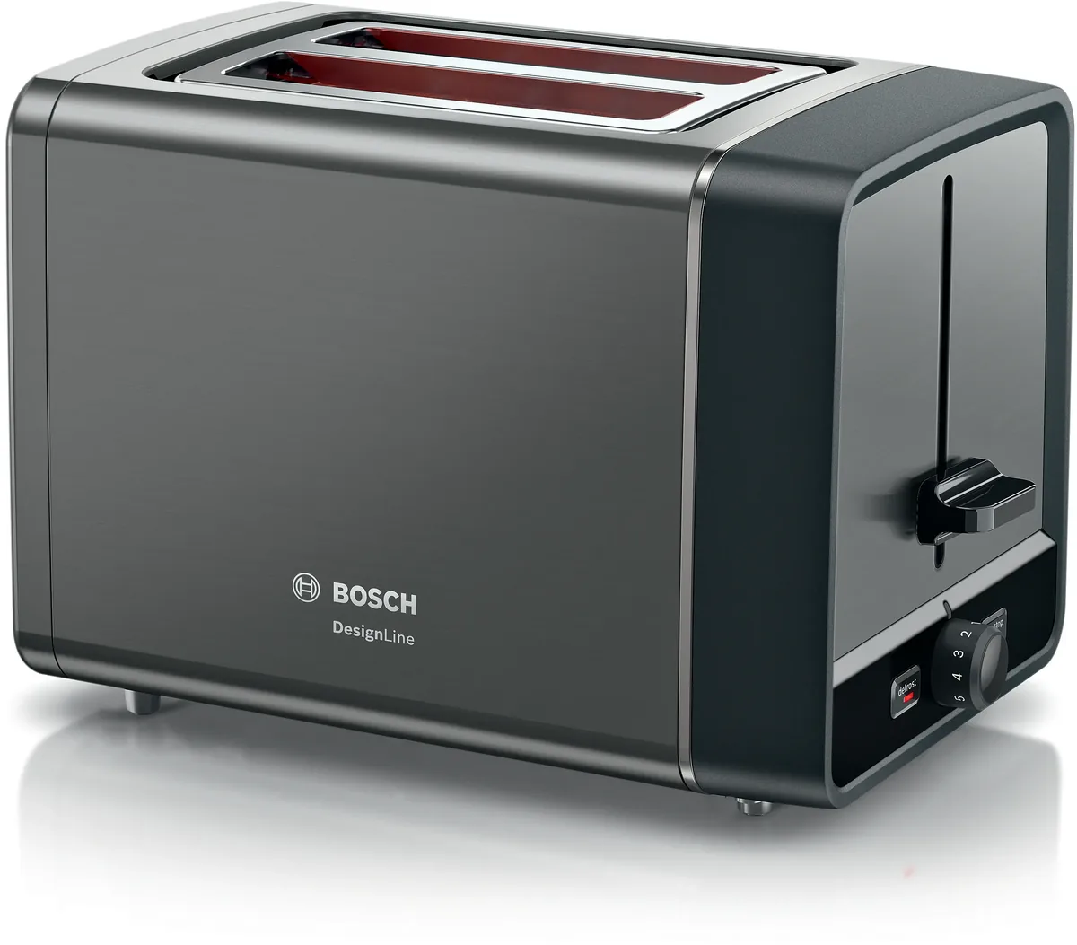 Bosch компактный тостер DesignLine Графитовый