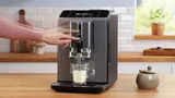 Bosch автоматическая кофемашина VeroCafe Алмазный титановый металлик