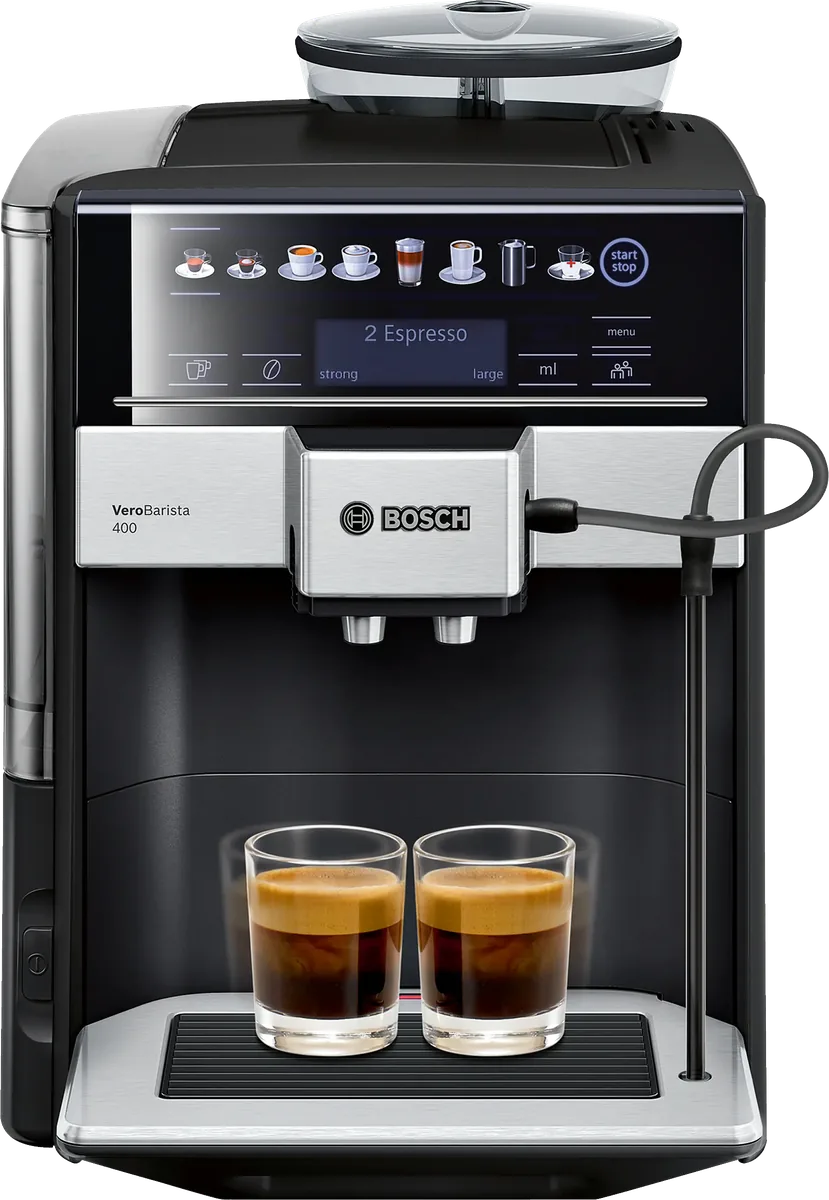 Bosch автоматическая кофемашина Vero Barista 400 Сапфирово-черный металлик