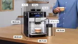 Bosch полностью автоматическая кофемашина Vero Barista 600 Серебристый
