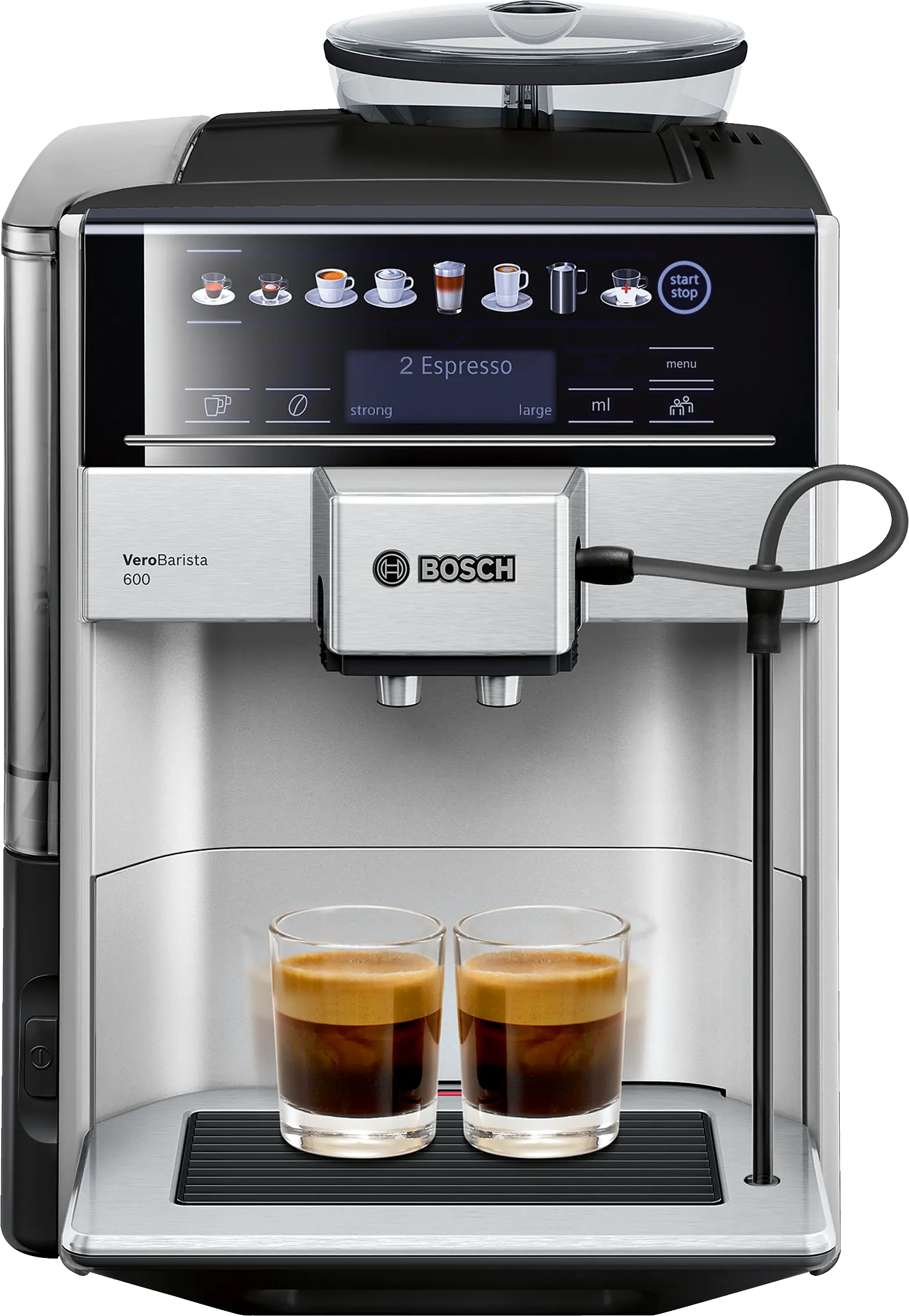 Полностью автоматичексая кофемашина Vero Barista 600 Серебристый