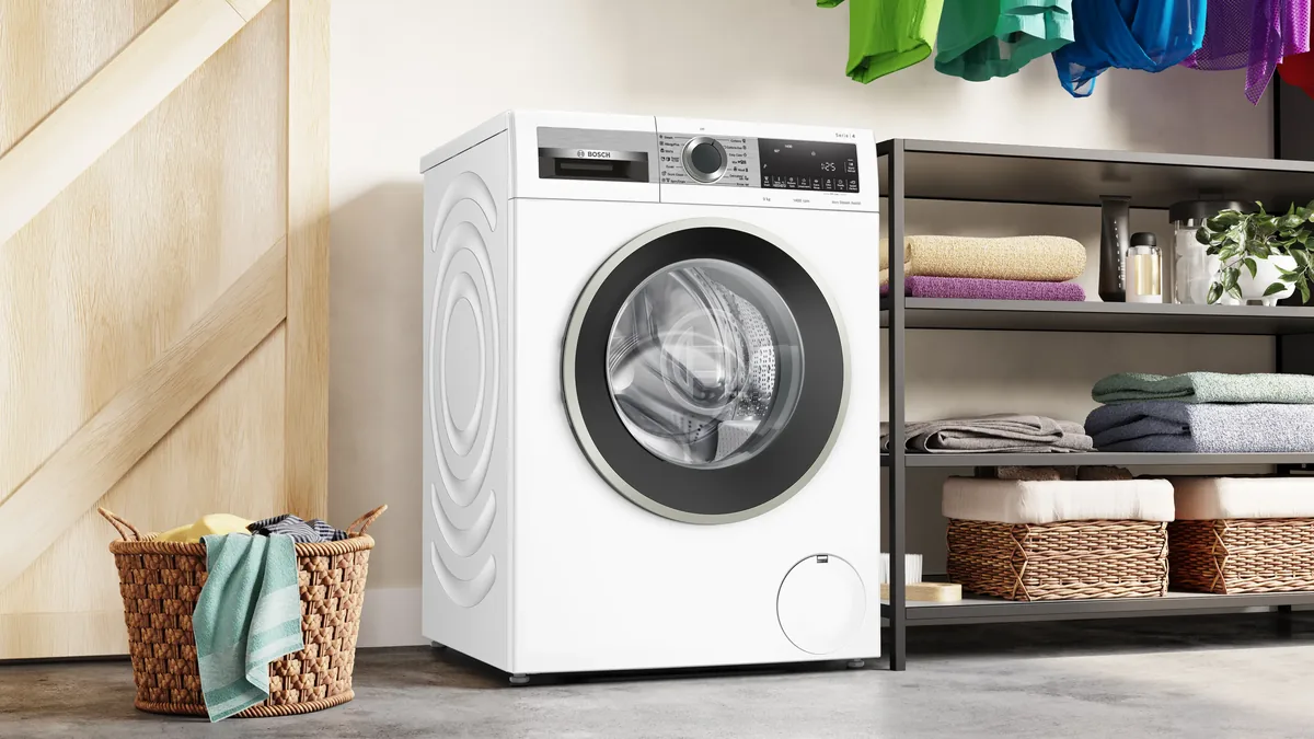 Алдыңкы жүктөлүүчү кир жуугуч машина Bosch 9 кг 1400 об/мин
