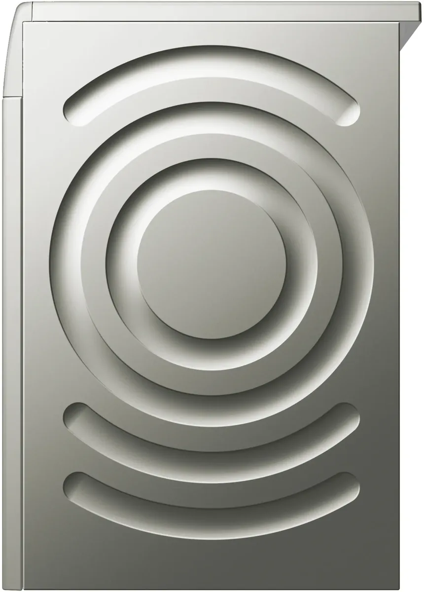 Bosch стиральная машина с фронтальной загрузкой 10 кг 1600 об/мин, Серебристый inox