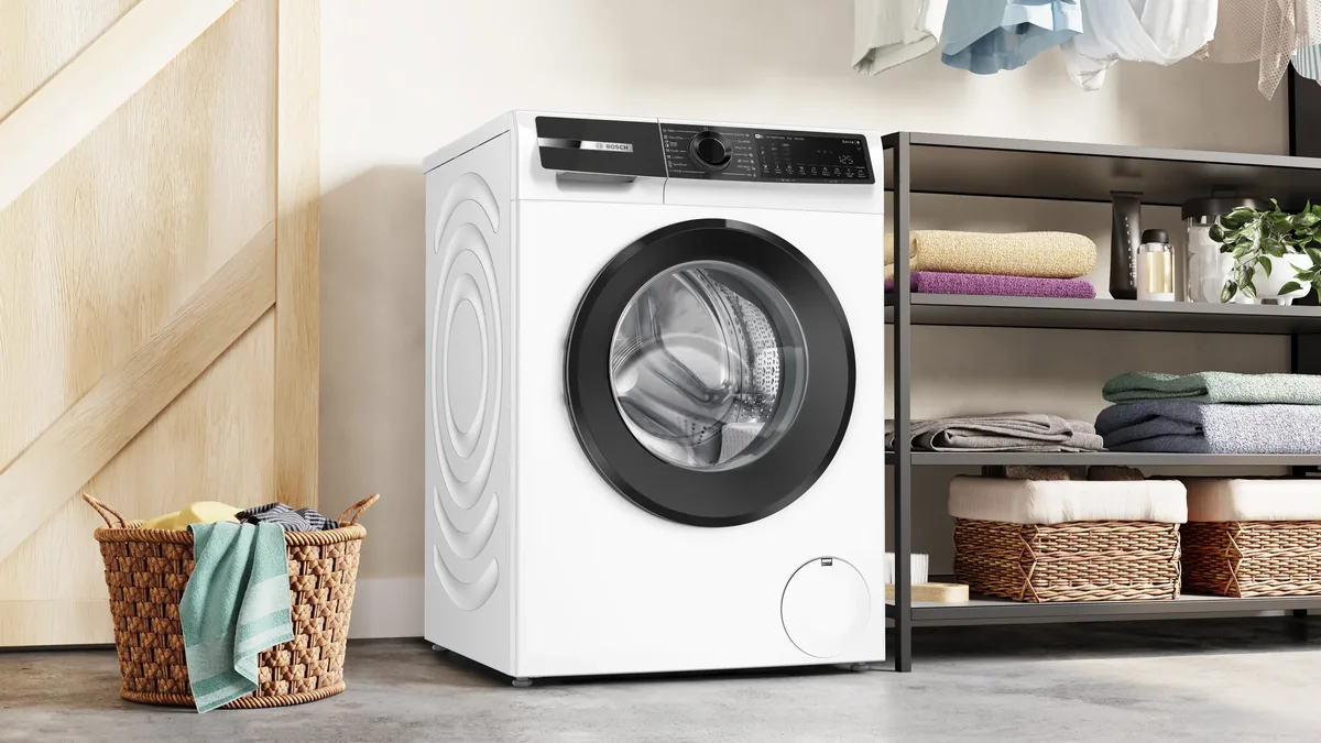 Алдыңкы жүктөлүүчү кир жуугуч машина Bosch 9 кг, 1400 об/мин