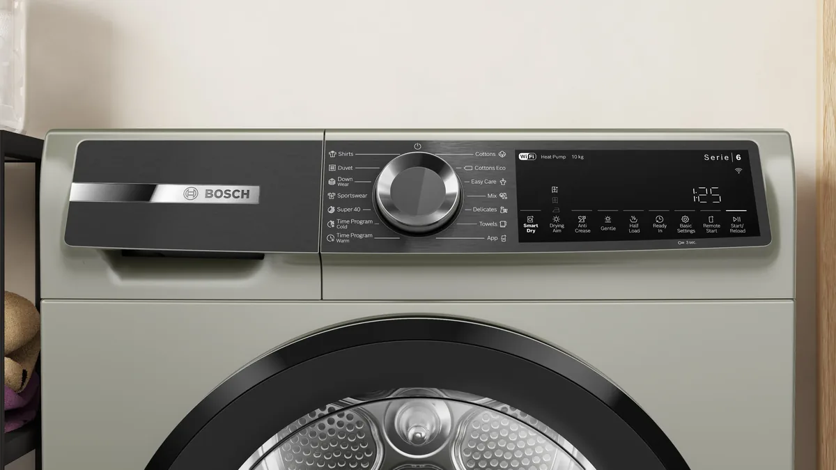 Bosch WQK2521XME Жылуулук насосу бар кир кургатуучу машина