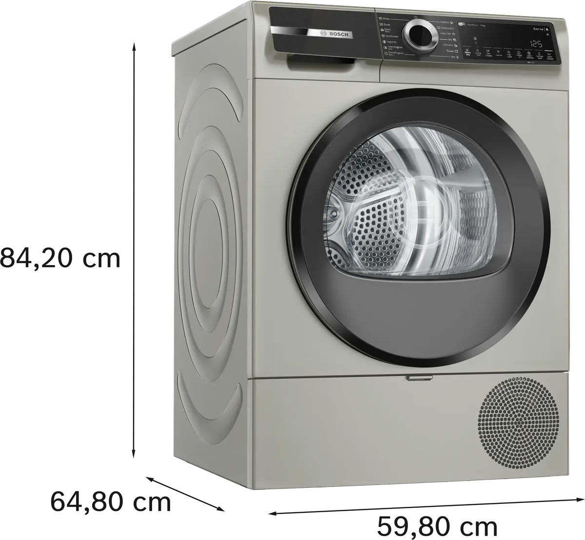 Bosch WQK2521XME Жылуулук насосу бар кир кургатуучу машина