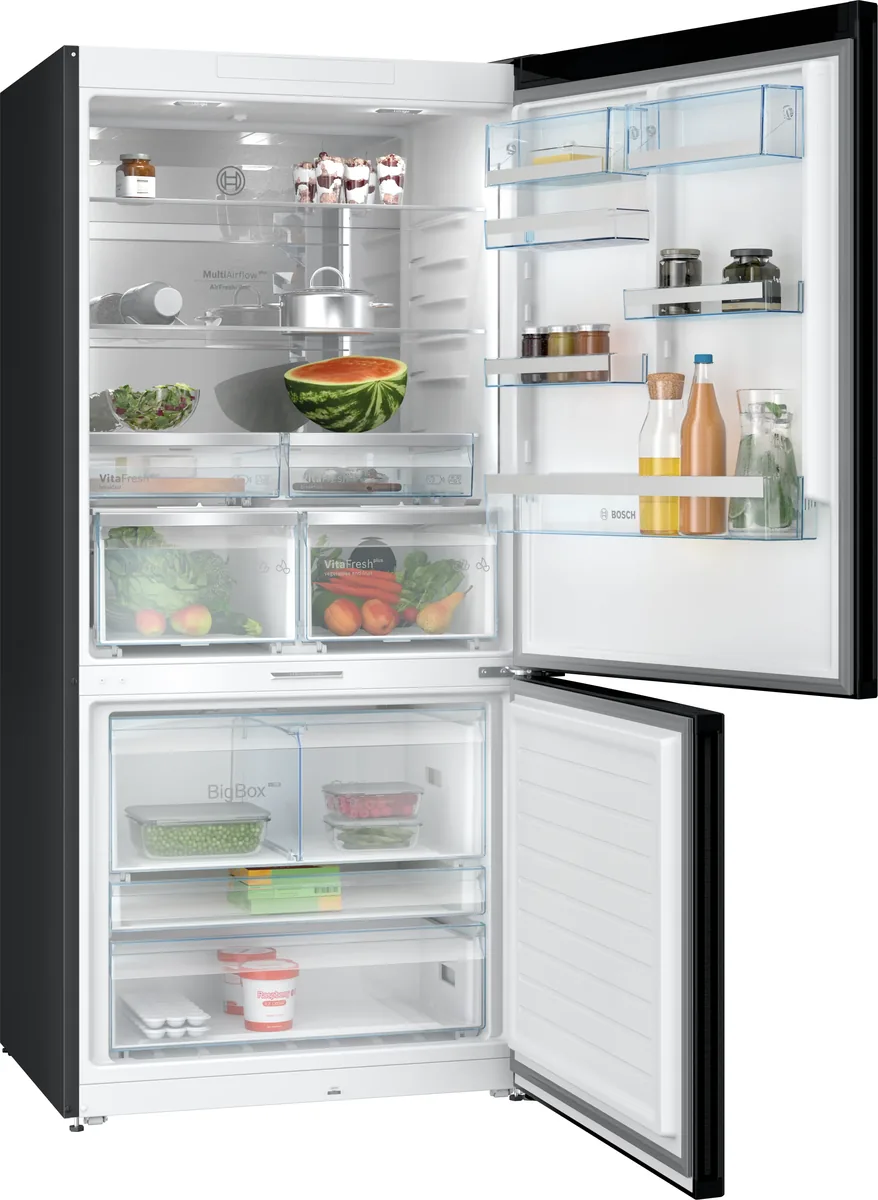 Bosch KGP86AXB0N Төмөнкү тоңдургуч камерасы бар өзүнчө турган муздаткыч