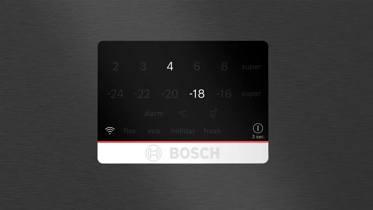 Bosch KGP86AXB0N Төмөнкү тоңдургуч камерасы бар өзүнчө турган муздаткыч