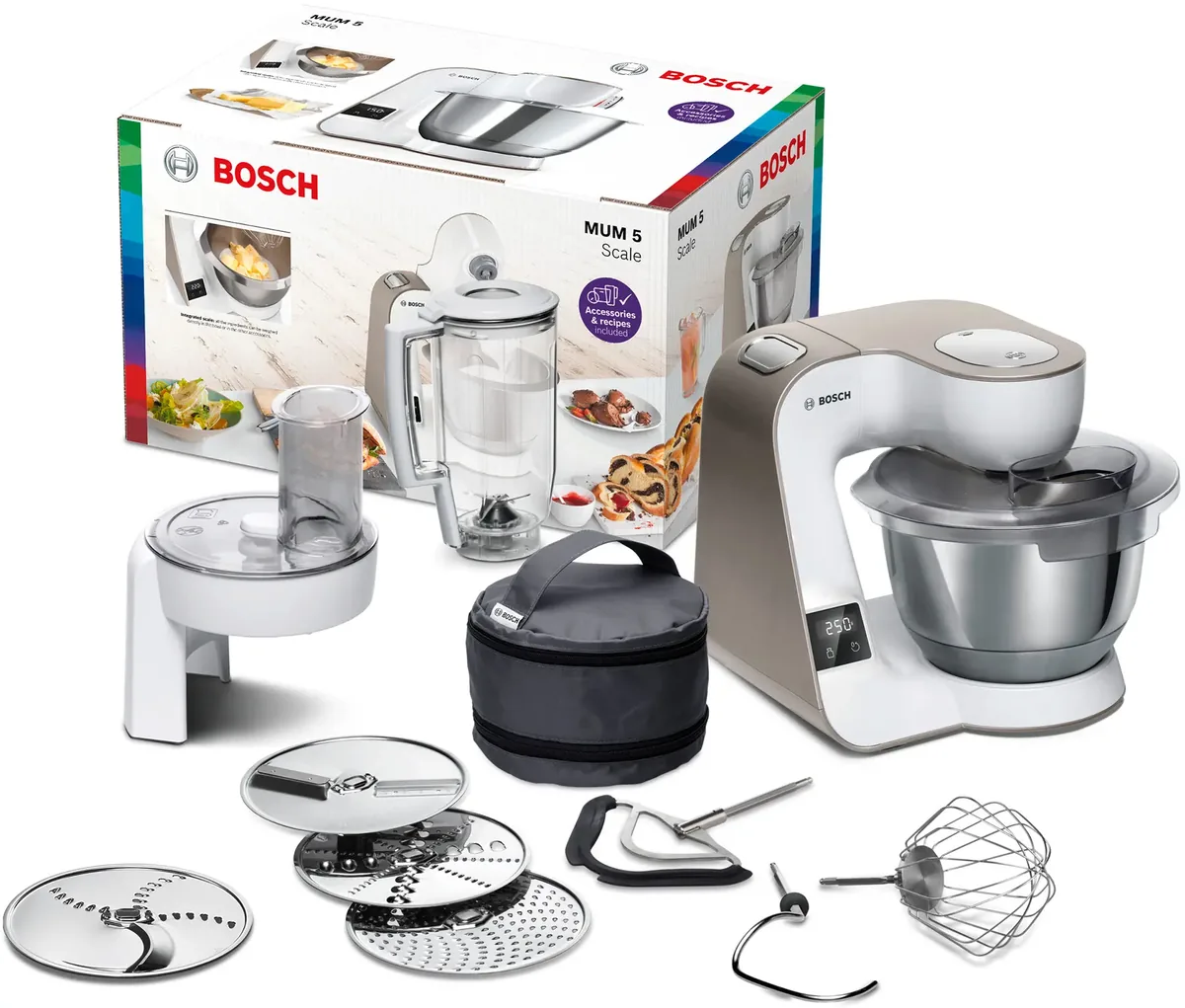 Кухонная машина с весами Bosch MUM5XW20