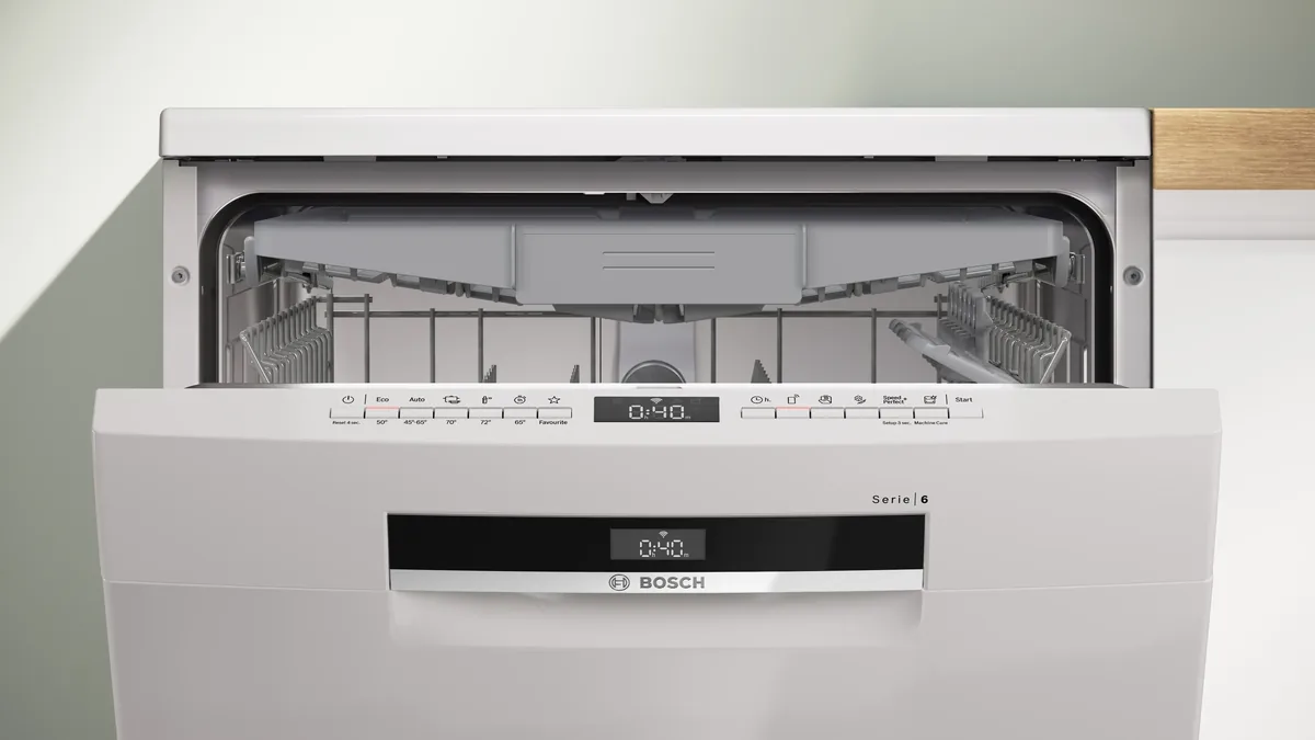 Bosch SMS6EMW38Q Өзүнчө турган идиш жуугуч машина