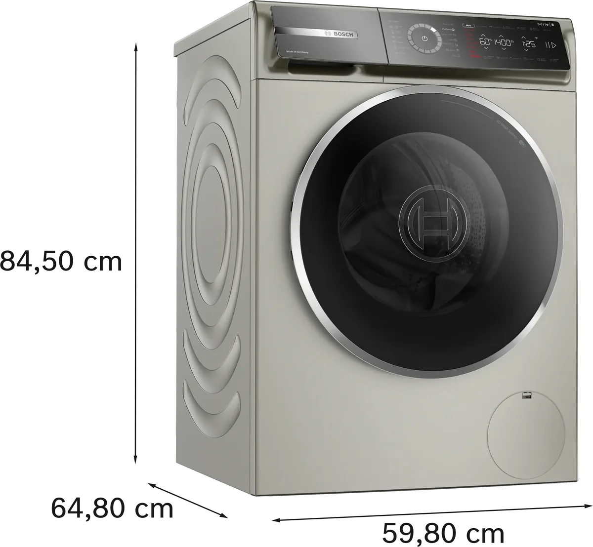 Bosch WGB2441XME Алдынан жүктөөчү кир жуугуч машина
