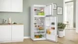 Bosch KDN76XL31U Өзүнчө турган муздаткыч, үстүндө тоңдургуч камерасы бар