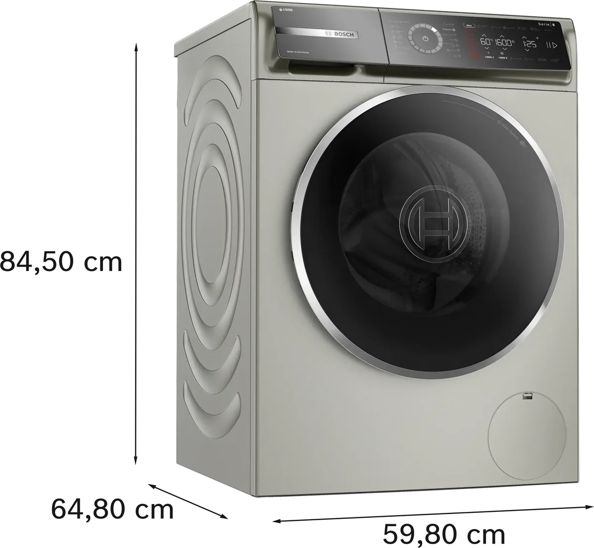 Bosch WGB256AXME Алдынан жүктөлүүчү кир жуугуч машина