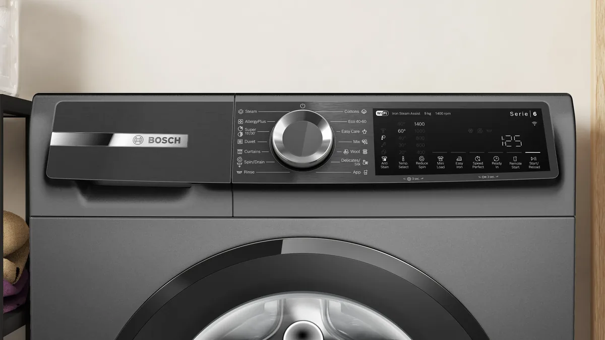 Bosch WGK244ZRME Алдыңкы жактан жүктөлүүчү кир жуугуч машина