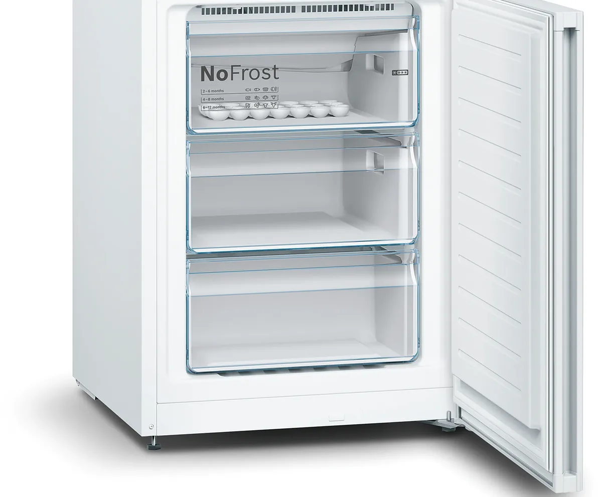 Bosch KGN39XW30U Төмөнкү тоңдургуч камерасы бар муздаткыч